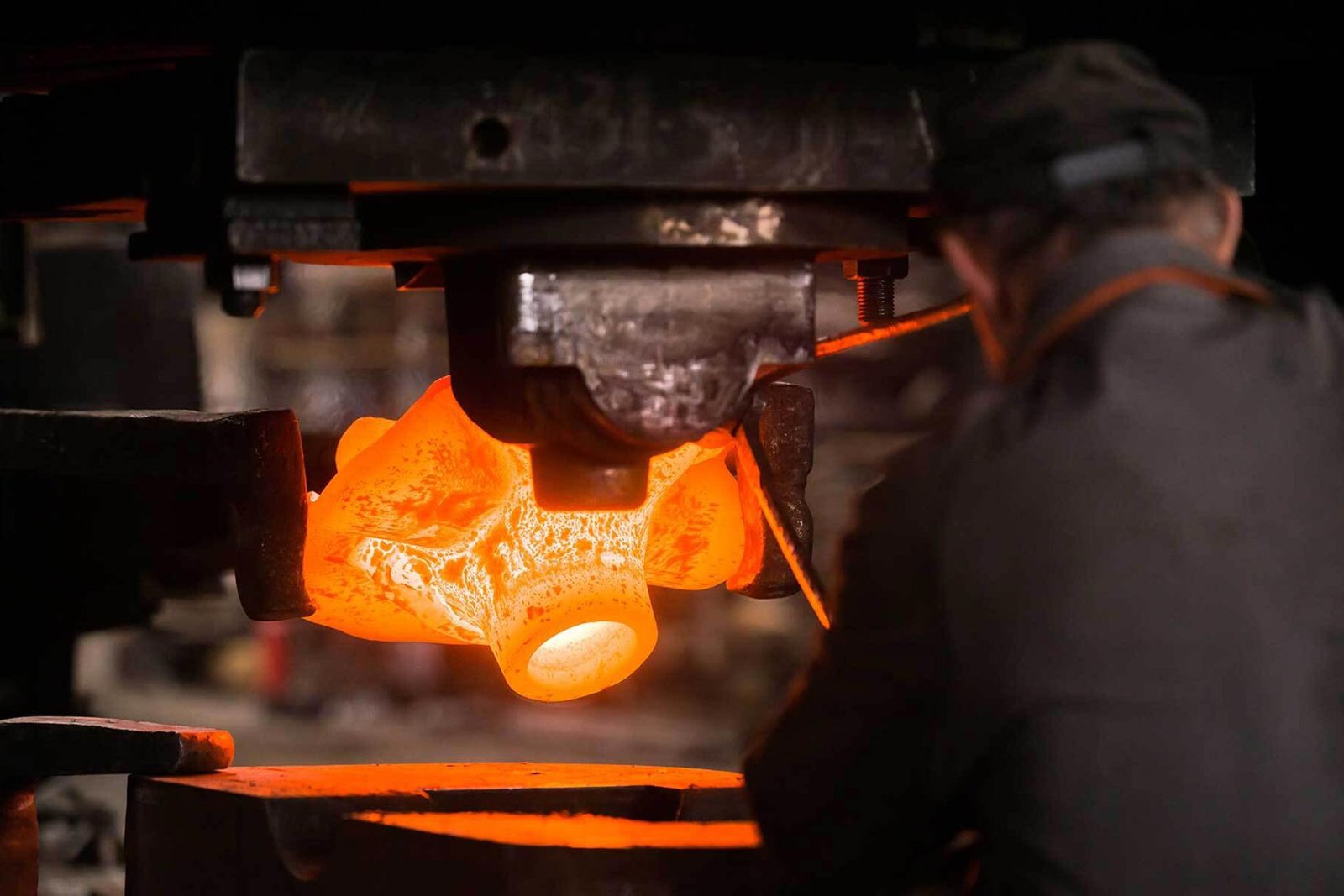 Forging process at GM Industries
